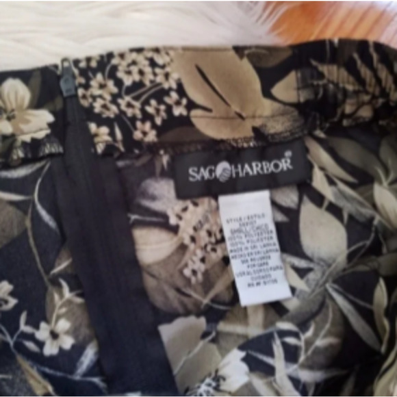 ❤️Sag Harbor hawaiian print Vintage maxi skirt S - Picture 3 of 3